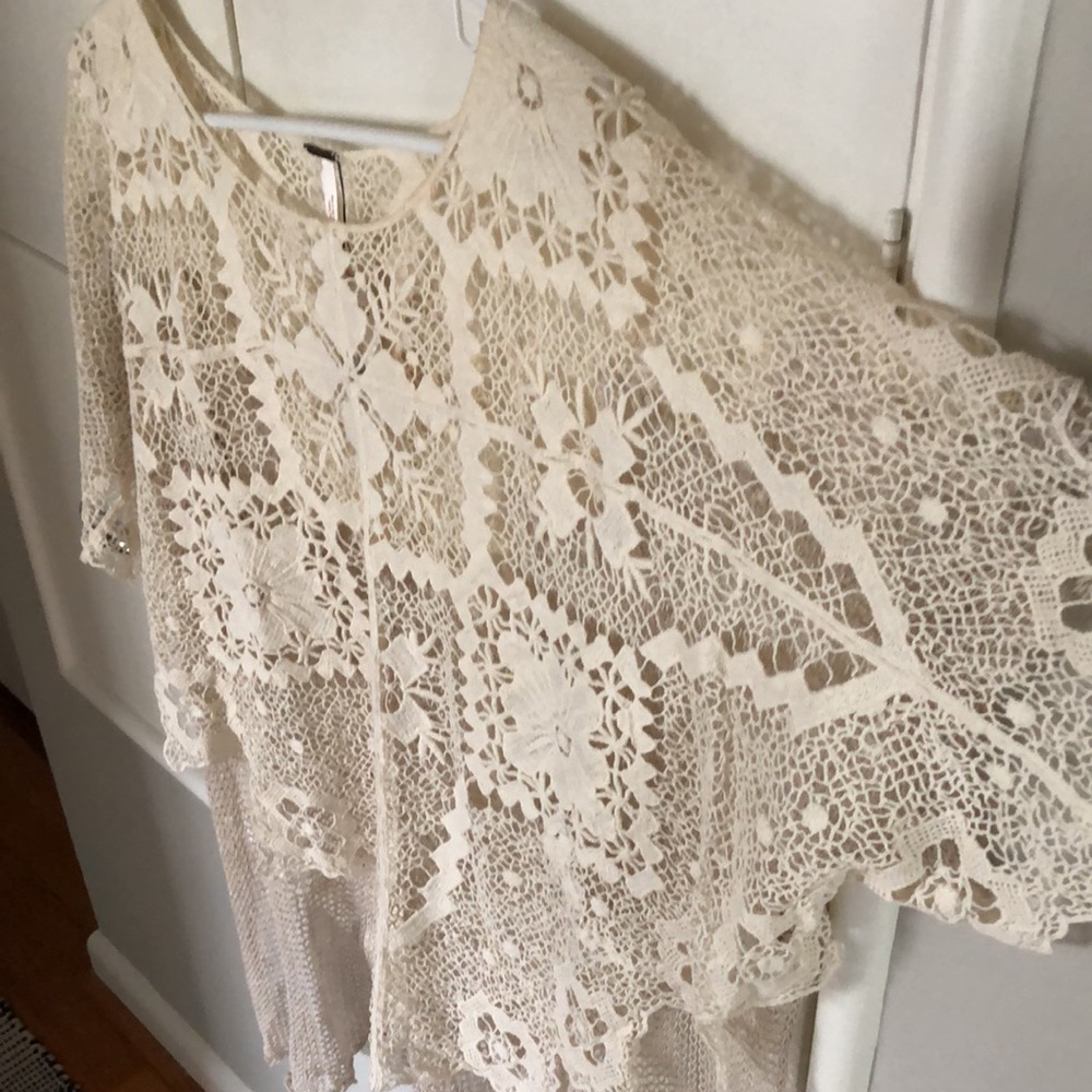 Free People Bad Romance crocheted pullover - Picture 11 of 15